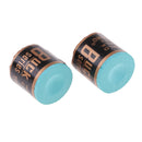 2 Pieces Pool Snooker Billiard Cue Tip Table Chalk Supplies Club Accessories