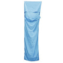 Travel Outdoor Hiking Camping Multifunctional Soft Warm Ultra-light Mattress Sleeping Bag Pad Camping Hiking Bed Sky Blue