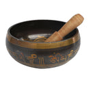 Tibetan Buddhism 14.5cm Singing Bowl Yoga Meditation Relaxation+Wood Hammer