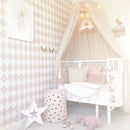 Children Bedroom Decor Bed Canopy Baby Insect Flies Protection Kids Reading Play Portable Tents Cotton Mosquito Net Khaki