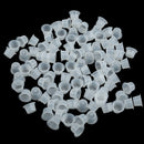 100Pcs Plastic Grommets Nipples Tattoo Machine Needles Supplies Transparent