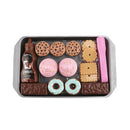 16pcs Plastic Dessert Cookies Playset Tea Party Pretend Play Toys For Kids