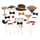 Pack of 20 Photo Booth Props Photobooth Wedding Bridal Shower Beach Party Decor