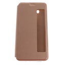 TPU Leather Magnetic Case Flip Cover Stand Function with Smart View Window Mobile Phone Protective for Huawei Mate 10 Pro 6.0 inch Gold