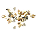 50 Pieces Multi Size and Shapes Gold/Silver Metal Beads Caps End Cap Tassel Cap Cone Cap For Jewelry Making Bracelet Craft DIY Pendant Earring Findings Components