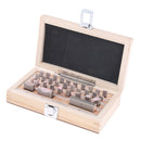 32pcs 1.005-50mm 0 Grade Micrometer Inspection Block Gauge Steel Blocks Set