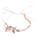 Elegant Lady Women Flower Crystal Headband for Wedding Party Costume Jewelry