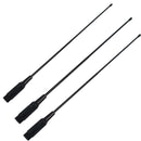 Antenna SMA-Male Dual Band VHF/UHF 144MHz/430MHz Antenna for YAESU VX-1R VX-2R VX-3R Baofeng BF-UV3R (3 Pack)