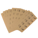 Pieces of 100/10 Sheets Kraft Bird Thank You Seal Sticker Present Gift Craft Sealer