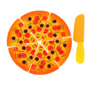 6pcs Simulation Pizza Slices Fast Food Cutting Kids Pretend Role Play Toy