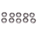 10Pc Silver Rolling Bearing/Oil Bearing 10x6x3mm for 1/10 Traxxas Hobao Car