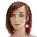 Novelty Lip Long Dangle Hip Hop Earrings Acrylic Ear Studs Women Jewelry