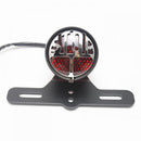 License Plate Mount Stop Tail Light for Harley Bobber Chopper Honda Yamaha