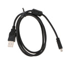 USB Cable 8P Mini Data Cord Interface Lead Port Wire for Nikon Sony Pentax Olympus Fujifilm Panasonic Casio Konica Minolta More