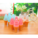 1 Set of 4 Cell Frozen Ice Cream Pop Mold DIY Popsicle Maker Lolly Mould Tray Kitchen Tool Ice Cream Maker Blue