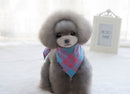 Fashionable Handmade Adjustable Dog Puppy Cat Clothing Accessory Triangle Neck Bandana Saliva Scarf Neckerchief Pink