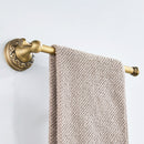29.5cm Long Antique Brass Wall Mounted Single Towel Bar Towel Holder Solid Brass Towel Rack