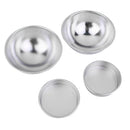 2Pcs 3D Ball Sphere Cake Chocolate Pudding Kitchen Baking Mold Tray