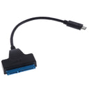 USB3.1 Type C to SATA III 22Pin (7 Pin+15 Pin) for SSD Hard Drive Adapter for 2.5'' HDD SSD