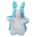 Cute Cartoon Plush Bunny Hand Puppet for Pretend Play Story Telling - Green