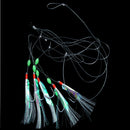 5 Hook Sea Fishing Rigs Fishing Lure Rig Mackerel/Bass/Pollock/boat fishing