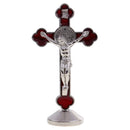 Durable Magnetic Bottom Cross Statue Crucifix Jesus Christianity Accessory 3.14 x 1.77inch