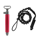 Paddlers Kayaking Canoeing Hand Water Bilge Pump Bailing Pump + Elastic Kayak Paddle Leash Fishing Rod Lanyard Tie Down Strap Tether