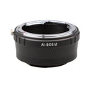 Screw Mount Manual Focus Lens Adapter Ring Adapter for Nikon M Canon Camera