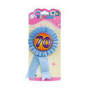 70'' Talking Award Ribbon Rosette Badge Brooch Party Birthday Girl Rosette Badge Pink Blue