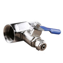Purifier Feed Tee Stainless Steel and Zinc Alloy 1/2 inch to 1/4 inch Pipe