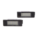 LED License Plate Light 18-SMD Day White for PEUGEOT