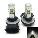 2x 50W 881 893 6000K Cool White High Power LED DRL Fog Driving Lights Bulbs