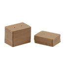 Pack of 100 Shabby Chic Earring Ear Studs Hanging Cards Kraft Paper Jewelry Display Cards