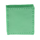 20 Pieces Double Sided Microfiber Glasses Screen Lens Cleaning Cloth Green