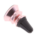Cell Phone GPS Tablet Air Vent Magnetic Car Mount Cradle Holder Stand Rose Golden