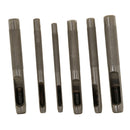 Pack of 6 Mixed Size Hollow Hole Punch Tool Set Leather Crafts Tools