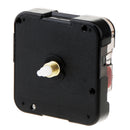 Black Plastic 14.5mm Shaft Quartz Clock Movement Replace DIY Clock Part Mechanism Tool for Watchmaker