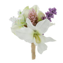 Artificial Corsage Flower Brooch Pin for Bridal Groom Wedding Accessories