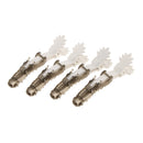 4Pcs Professional Sectioning Hair Clamp Clips Accessories For Hairdressing Salon