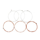 6 Pieces Phosphor Bronze Alloy Guitar Strings Set for Acoustic Guitar Musical Instrument Accessory Parts
