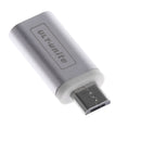 Micro USB 3.0 Male to USB Type-C Female Converter Data Transfer OTG Adapter For Samsung Galaxy S7/S7 Edge, Nexus 5/6 and More Micro USB Devices Silver