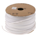 1 Roll Inner Dia. 3mm Wire Marking Machine PVC Pipe Sleeve Cable Marker White Color 1.5mm2