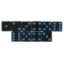 10Pcs Dice Round Corner Die 16mm Blue Dotted for Traditional Board Games Toy