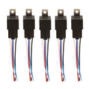 5x ZT603-12V-A-T Car Motor Heavy Duty Relay 4Pin Fuse On/Off SPST Socket