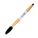 Double-ended Wood Eye Brow Mascara Comb Angled Eyebrow Brush Makeup Tool Kit 12cm Long