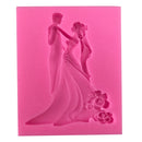 Bride Bridegroom Silicone Fondant Cake Mould Sugarcraft Baking Mould Tools