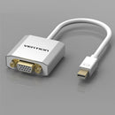 Mini DisplayPort to VGA Converter DP Cables Adapter Male to Female 1080P