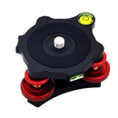 Leveler High Precision Leveling Base with 3/8" Screw Regulator Tripod Head