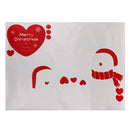 Merry Christmas Snowman Wall Window Sticker DIY Decal Self Clings Decoration