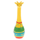Yellow Giraffe Sand Hammer Maraca Percussion Instrument Toy For Baby Toddler